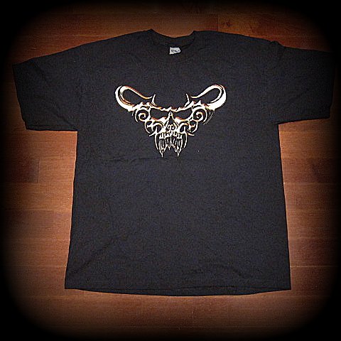 DANZIG - Vintage / Demon Skull Logo - Two Sided Printed Vintage T-Shirt